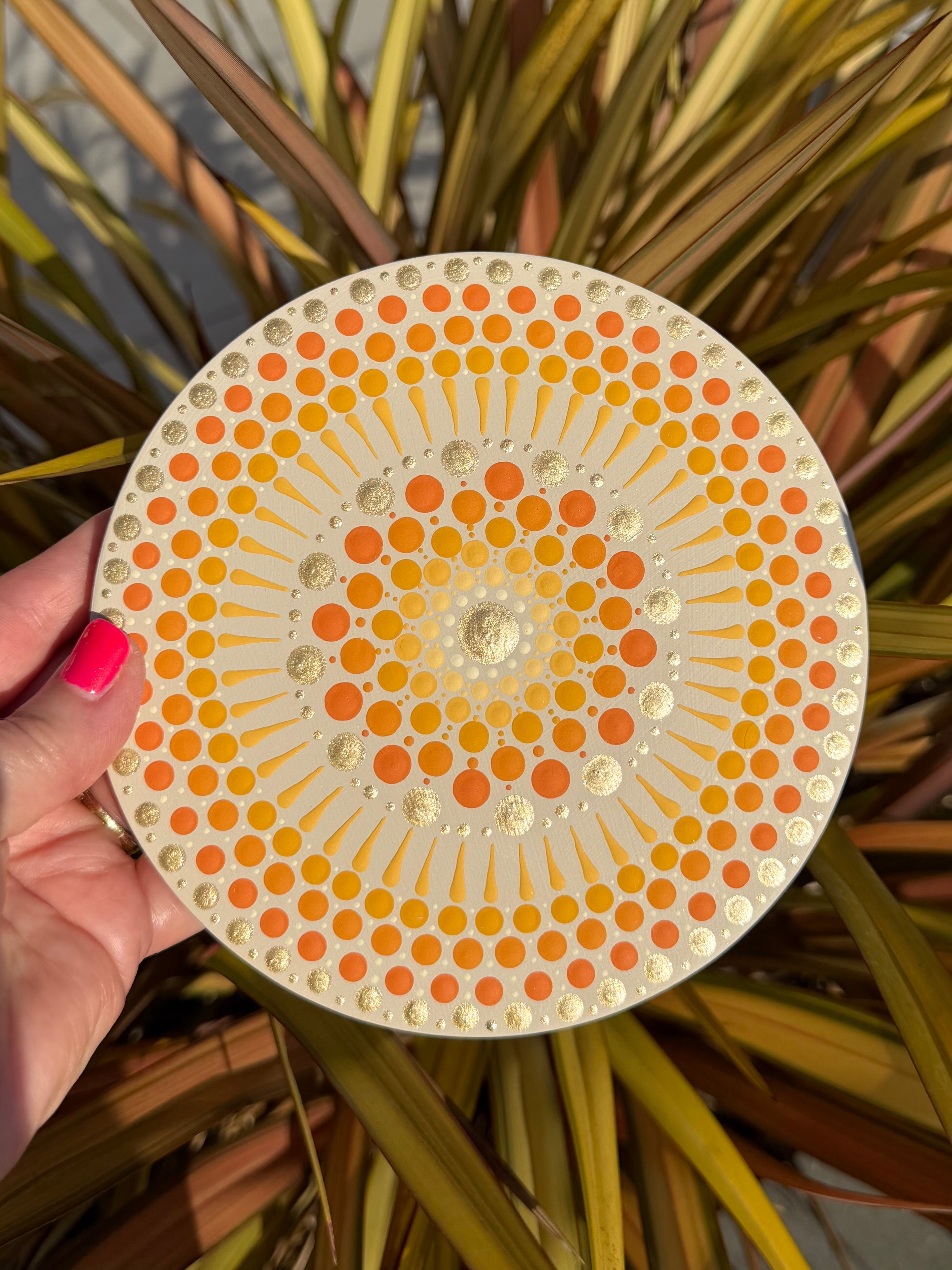 Mandala Painting for Beginners – "Harvest Moon" September Workshop